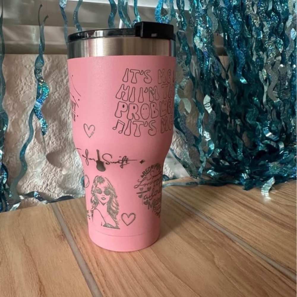 Taylor Swift Engraved RTIC Tumbler